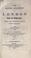 Cover of: The history and survey of London and its environs from the earliest period to the present time.