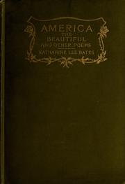 Cover of: America the beautiful by Katharine Lee Bates