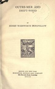 Cover of: Prose works, with bibliographical and critical notes. by Henry Wadsworth Longfellow