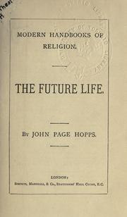 Cover of: The future life.