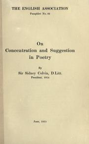 On concentration and suggestion in poetry