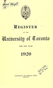 Cover of: Register.