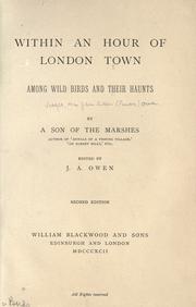 Cover of: Within an hour of London town among wild birds and their haunts