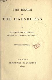 Cover of: realm of the Habsburgs.