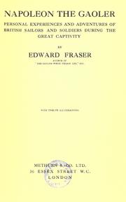 Cover of: Napoleon the gaoler by Edward Fraser