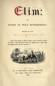 Cover of: Elim by F. D. Huntington