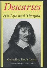 Cover of: Descartes by Geneviève Rodis-Lewis