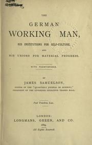 Cover of: The German working man by James Samuelson