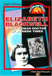 Cover of: Elizabeth Blackwell by Adele Glimm