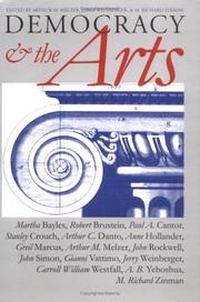 Cover of: Democracy & the arts by edited by Arthur M. Melzer, Jerry Weinberger, M. Richard Zinman.