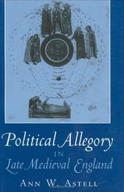 Cover of: Political allegory in late medieval England