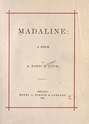 Madaline by Fitch, A. Mabel (Blackman) Mrs.