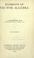 Cover of: Elements of vector algebra