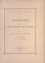 Cover of: Thanatopsis by William Cullen Bryant