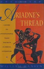 Cover of: Ariadne's Thread: A Guide to International Tales Found in Classical Literature (Myth and Poetics)
