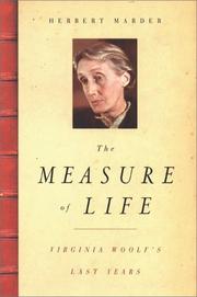 Cover of: The measure of life by Herbert Marder