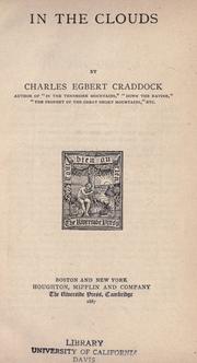 Cover of: In the clouds