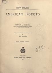 Cover of: American insects by Vernon L. Kellogg