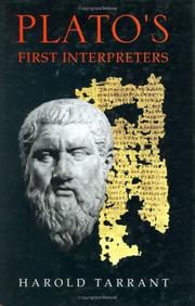 Cover of: Plato's First Interpreters