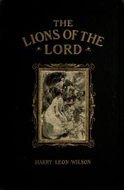 Cover of: The lions of the Lord by Harry Leon Wilson