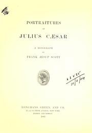 Cover of: Portraitures of Julius Caesar.