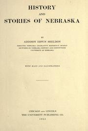 History and stories of Nebraska by Addison Erwin Sheldon