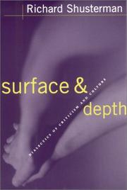 Cover of: Surface and Depth: Dialectics of Criticism and Culture