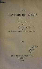 Cover of: Waters of Edera by Ouida