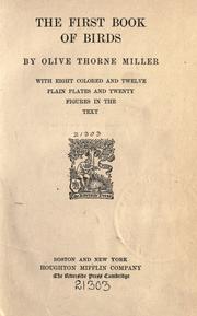 Cover of: The first book of birds