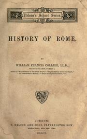 Cover of: History of Rome by William Francis Collier