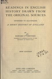 Cover of: Readings in English history drawn from the original sources, intended to illustrate A short history of England.