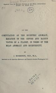 Cover of: Astronomical papers. by J. Morrison