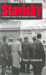 Cover of: Stavisky: A Confidence Man in the Republic of Virtue