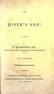 The miser's son by Richard Bedingfield