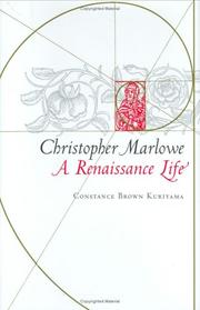 Cover of: Christopher Marlowe