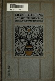 Cover of: Francisca Reina by Amelia Woodward Truesdell, Amelia Woodward Truesdell