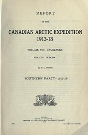 Cover of: Reports. by Canadian Arctic Expedition (1913-1918), Canadian Arctic Expedition (1913-1918)