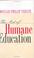 Cover of: The Art of Humane Education