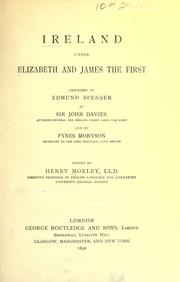 Cover of: Ireland under Elizabeth and James the First. by Henry Morley, Henry Morley