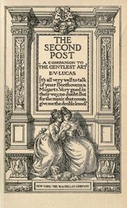 Cover of: The second post: a companion to "The gentlest art"