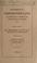 Cover of: Supplement to corporation laws as comp. in pamphlet by the Secretary of State, 1911