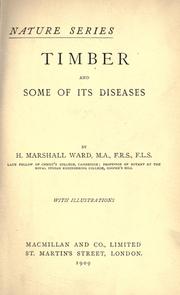 Cover of: Timber and some of its diseases.