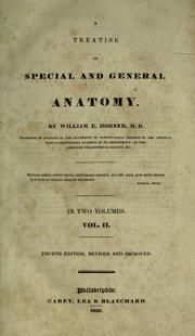 Cover of: A treatise on special and general anatomy. by William E. Horner