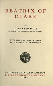 Cover of: Beatrix of Clare
