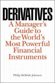 Cover of: Derivatives by Philip McBride Johnson