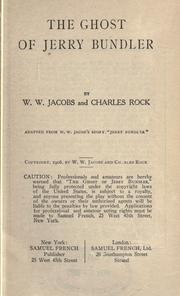 Cover of: The ghost of Jerry Bundler by W. W. Jacobs