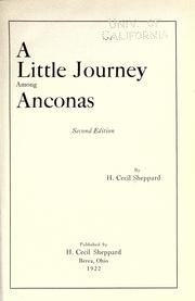 Cover of: A little journey among Anconas. by H. Cecil Sheppard