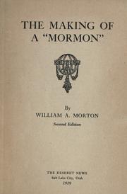 Cover of: The making of a "Mormon"