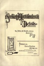 Cover of: Scottish architectural details