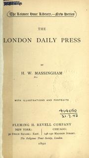Cover of: The London daily press.